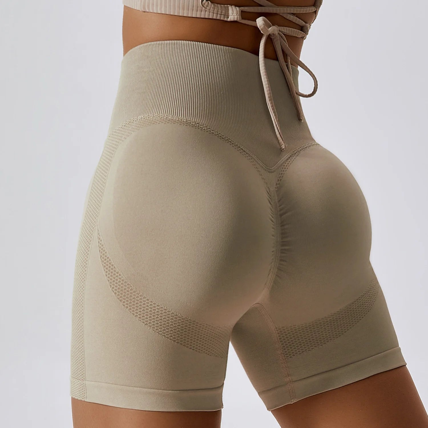 Women Shorts Seamless Sports Shorts Cycling Jogging Fitness High Waist Push Up Gym Shorts Leggings Yoga Clothing Tahsi Fashion House