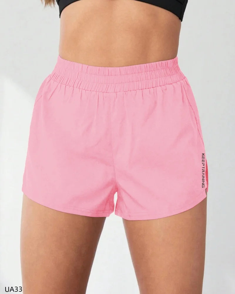 Women's Athletic Shorts - Elastic Waist Built-in Liner, Quick-Dry Breathable, Perfect for Gym Yoga Running Daily Wear Tahsi Fashion House