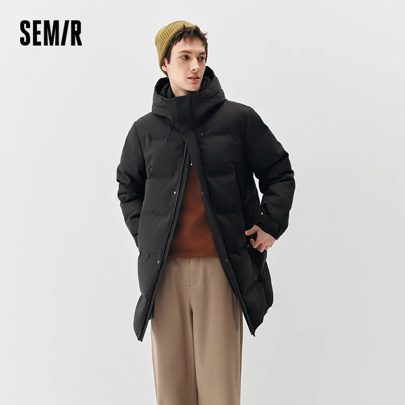 Semir Men Down Jacket Water Repellent 2026 New Winter Daily Wear Urban Casual Style Cold Weather Layering Everyday Wardrobe