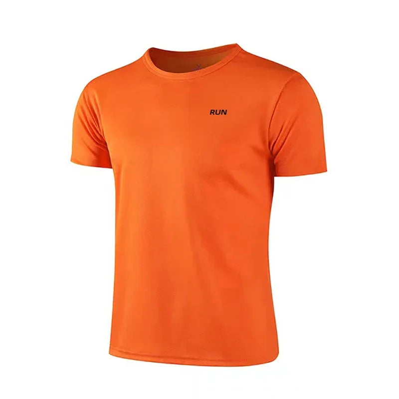 Running T-Shirts Soccer Shirts Mens Jersey Sportswear Mens Jogging T Shirt Quick Dry Compression Sport Tees Fitness Gym Clothing