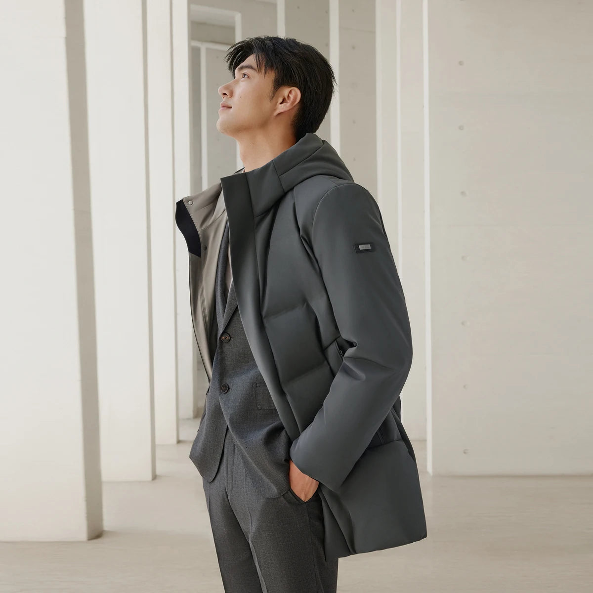 BOSIDENG 90% down jacket for men Winter Jacket Goose Down Jacket thicken warm outwear Puffer Jacket