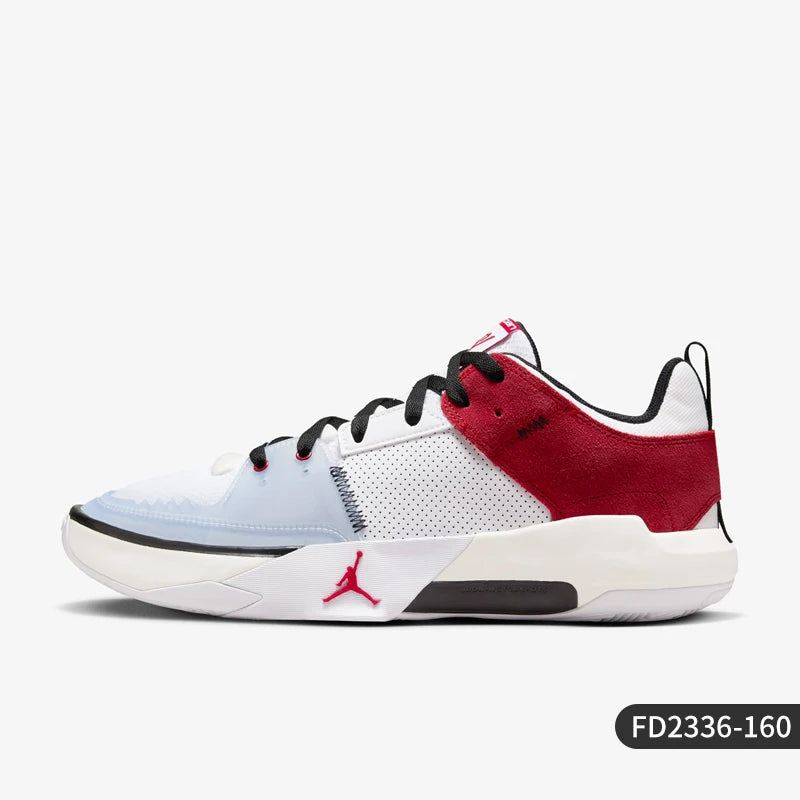 Nike official genuine JORDAN men's low cut lace up breathable fashionable basketball shoes FD2336-160 ATFH