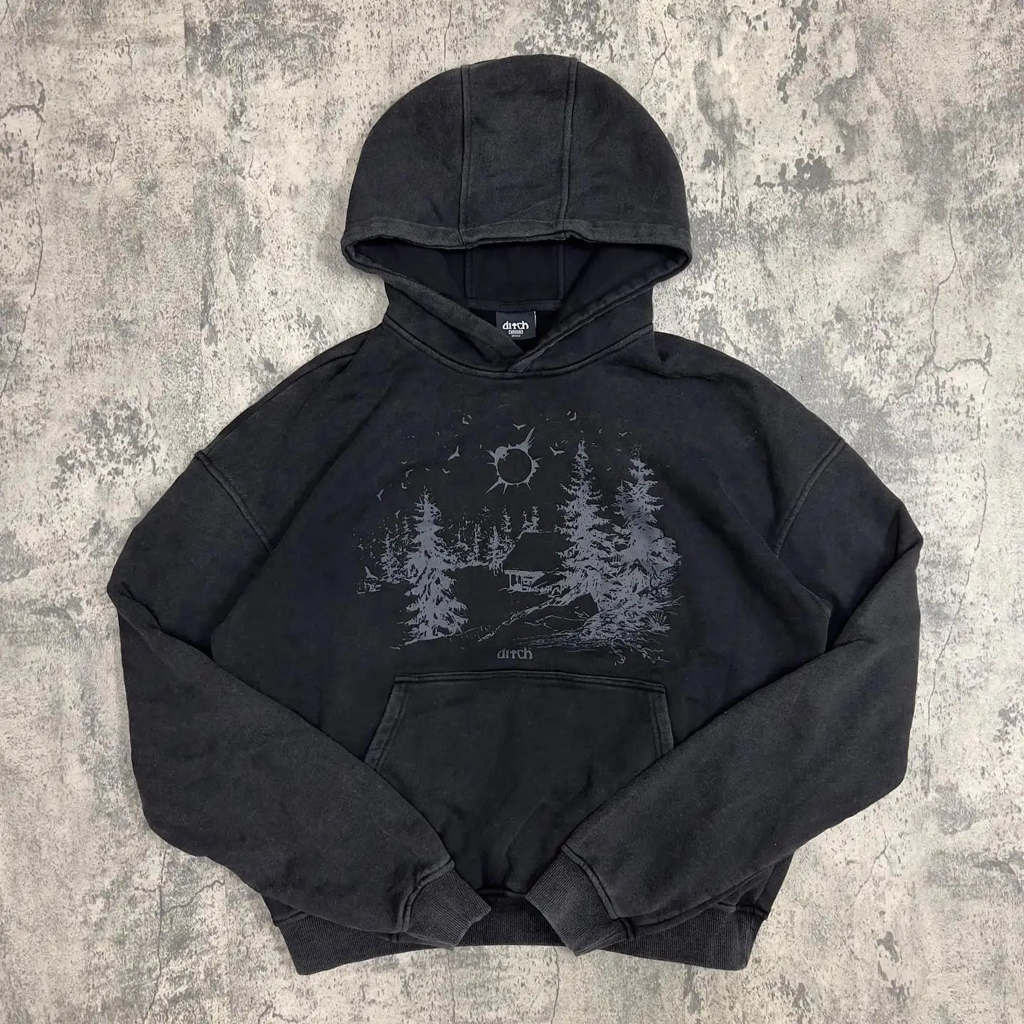 Y2K Clothing Harajuku Hip Hop Graphic Printed Oversized Hoodie Gothic Casual Pullover Hoodie Mens Womens Streetwear Sweatshirt - ATFH