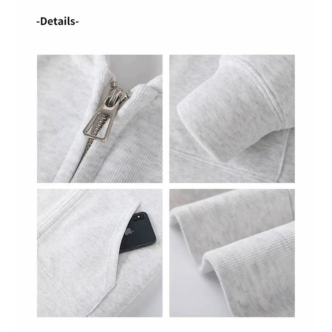 Hooded Cardigan With Zipper Sweatshirt For Warmth Fashion Loose Fit  Casual Entertainment Fashion Men' S And Women'S Wear - ATFH