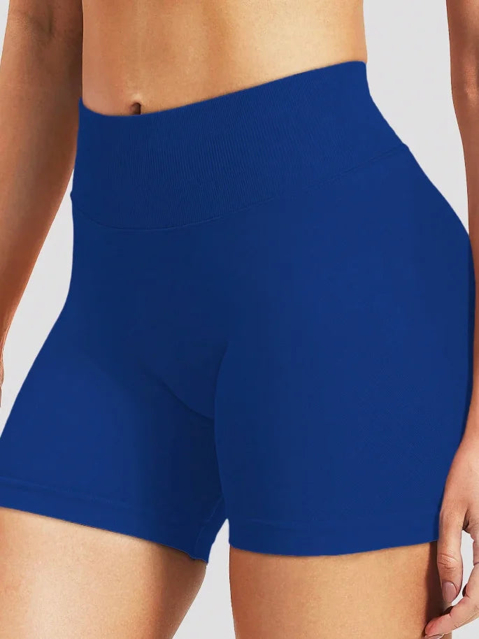 Cross-border yoga pants, high-waisted, slimming, sexy, and shapely running shorts, sportswear yoga shorts