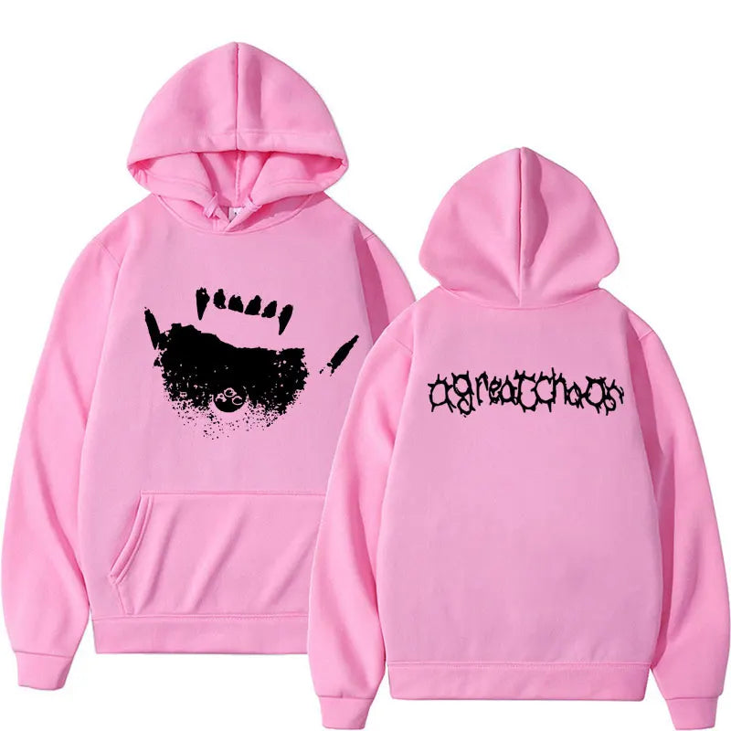 Ken Carson AGC Actual Hate Teen X Vamp Hoodie A Great Chaos Opium Merch Hoodies Men Women Harajuku Fashion Trend Y2K Sweatshirts - ATFH