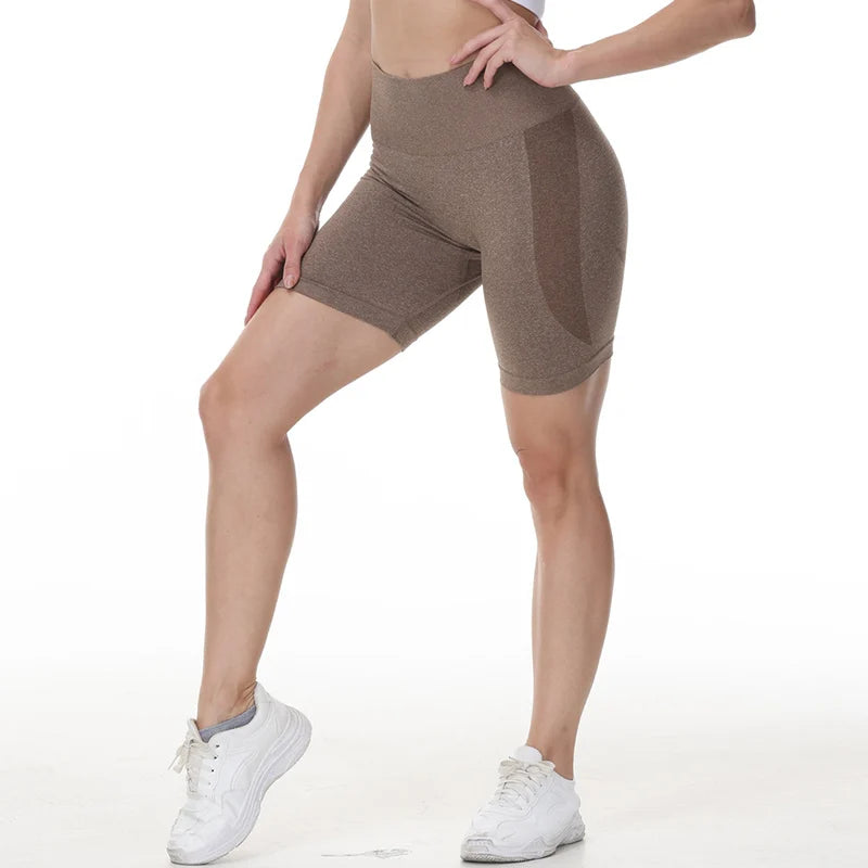 Push Up Yoga Shorts Spandex Solid Seamless Shorts Soft Workout Clothes For Women Tights Fitness Outfits Yoga Pants Gym Wear Tahsi Fashion House