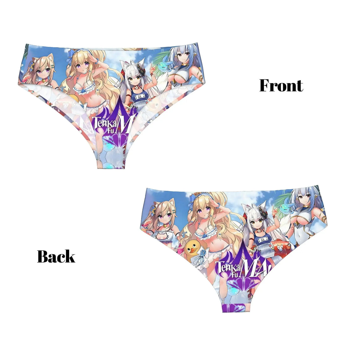 Game Japan Anime Tenkafuma  Brief Panties Women Comfort Stretch Comic  Underwear