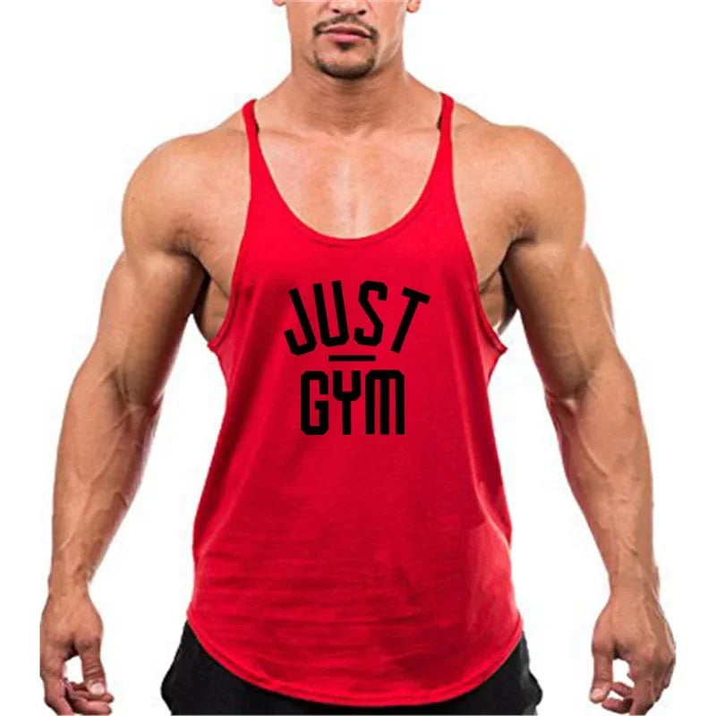 New Bodybuilding men Stringer Tank Top print Fitness Singlets Sporting Vest muscle Sleeveless Tanktops shirt