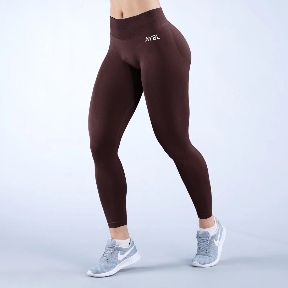 Trendy Leggings Scrunch Seamless Yoga Women Legging Gym Sports Pants Low Ribbed Band High Stretch Fitness Tights Pant - ATFH