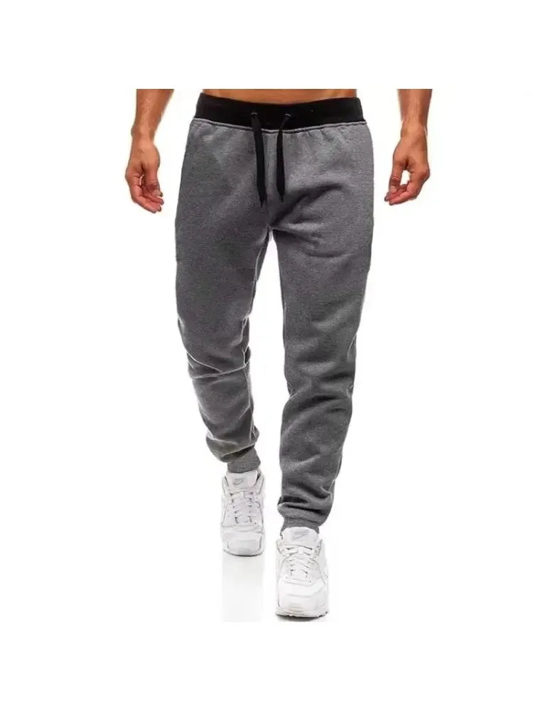 026 Men's casual pants, spring and autumn sports thin sweatpants, men's running and jogging fashionable solid color sports pants