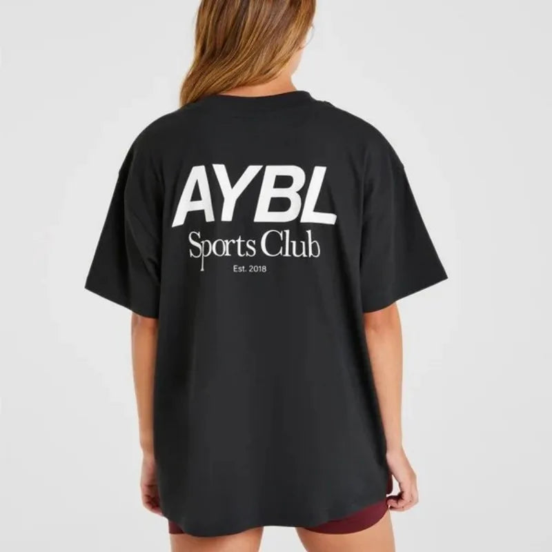 Unisex Loose Fitness T Shirt Quick Dry Breathable Gym Workout Tops For Men Women AY Casual Athletic Short Sleeve Tee Bodybuildin - ATFH