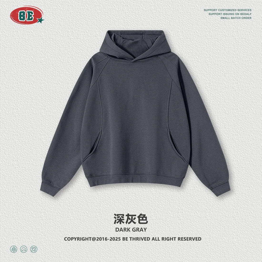 2025 Autumn Winter American Curved Colorblock Fleece Hoodie Men Streetwear Pullover Hoodies Long Sleeve with Pocket Oversized - ATFH