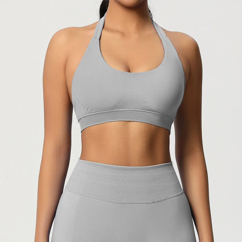 Sports Bra Seamless Workout Tops Gym Fitness Underwear Yoga Bras Sexy Athletic Sport Bra Women Backless Gym Training Crop Top - ATFH