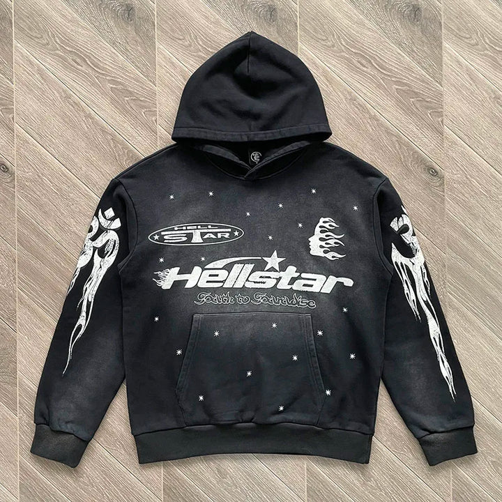 HS flare  flame hoodie - ATFH