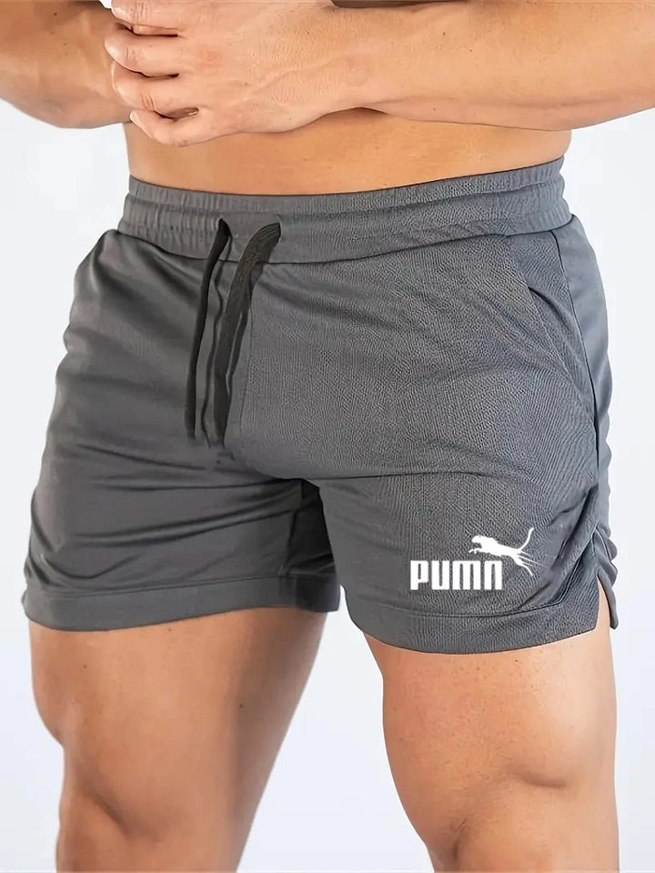 Summer breathable quick drying men's sports and leisure shorts, suitable for fitness and outdoor running men's beach shorts