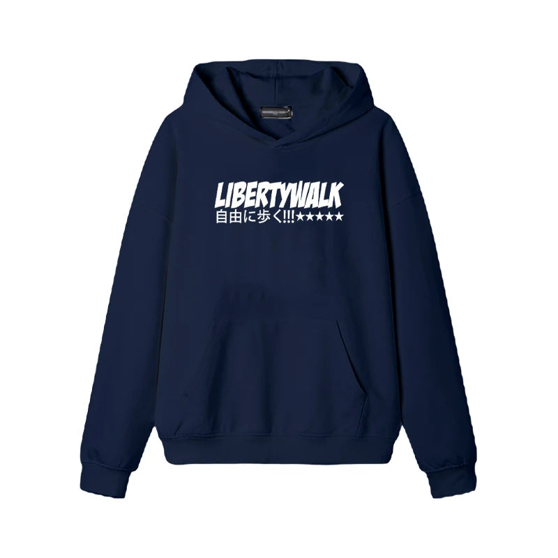 High Quality Liberty Walk printed Hoodies Men women harajuku car Graphics Sweatshirt Unisex Fleece vintage Long sleeve pullovers - ATFH