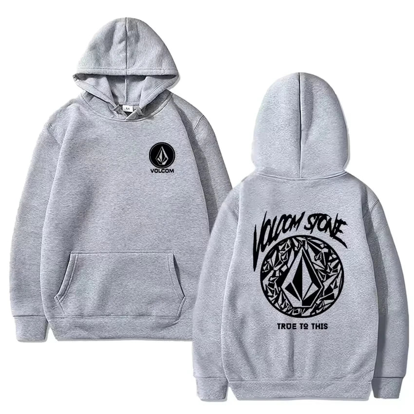 2026 Fashion Hoodie Women and man Hoody Volcom Stone Double-sided Casual Graphic Sports Tops Breathable Streetwear Clothing