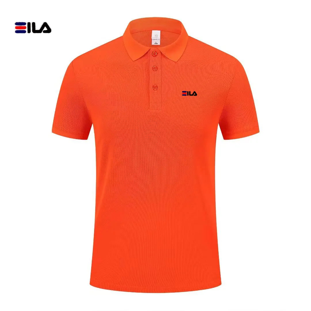 High end brand polo shirt short sleeved men's fashionable printed top summer new comfortable breathable casual lapel T-shirt