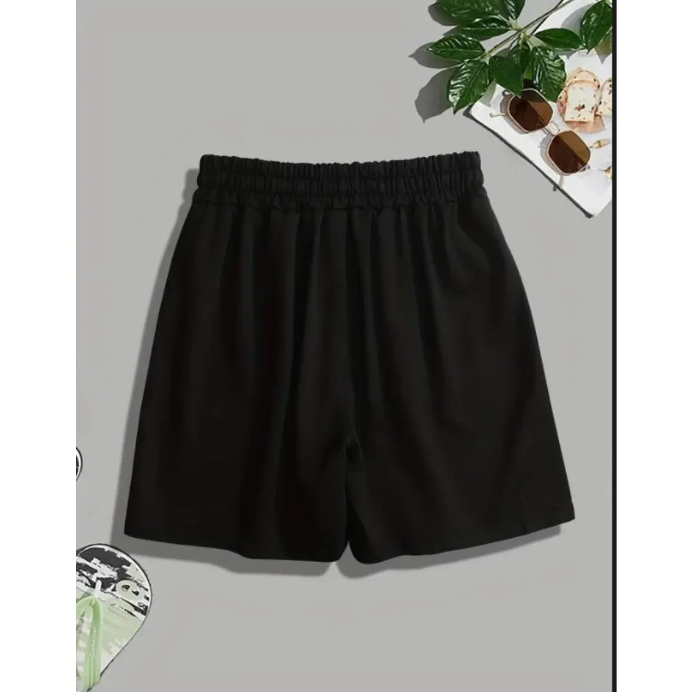 Letter Printed Unisex Five Quarter Pants, Football Printed Summer New Casual Fitness Shorts Unisex