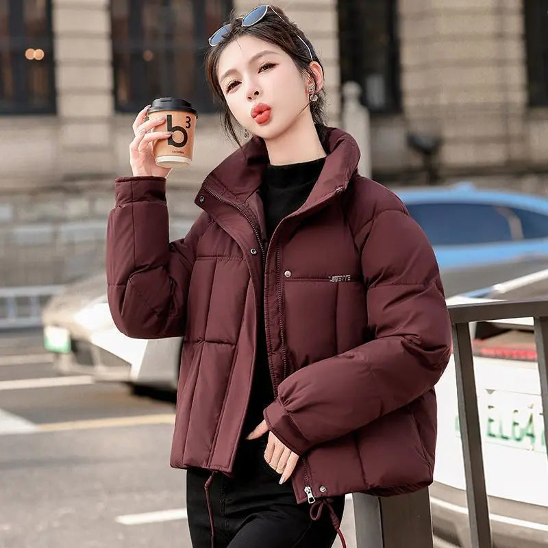 Women's Winter Parkas 2026 New Thicken Short Loose Ladies Cotton Jacket table Version Temperament Female Coat ATFH