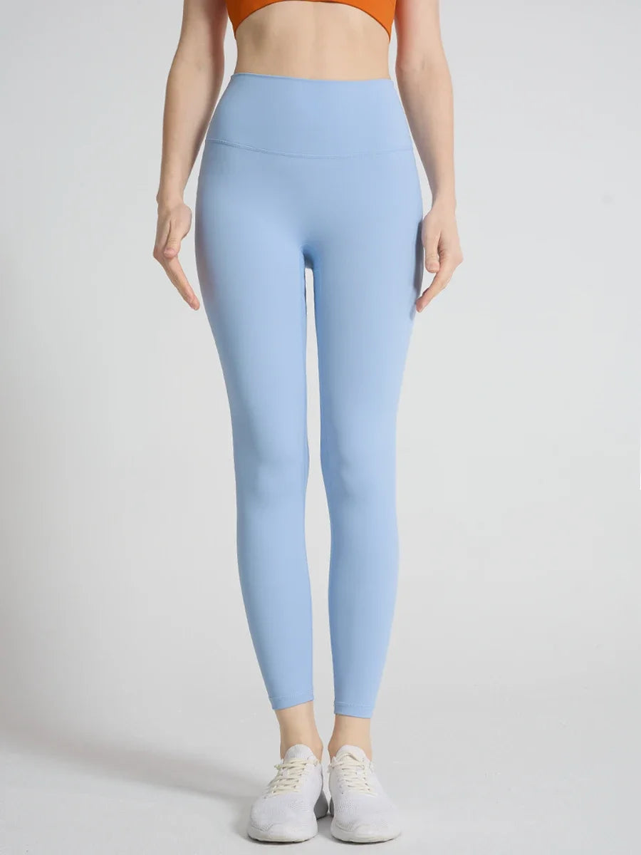 Women's High Waist Yoga Leggings Dopamine Color Series High Elasticity Hips Lifting Comfortable Indoor Outdoor Running Yoga Pant ATFH