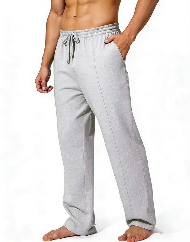 Hot selling Spring and Autumn men's fashionable casual solid color pants, loose tight rope straight leg pants