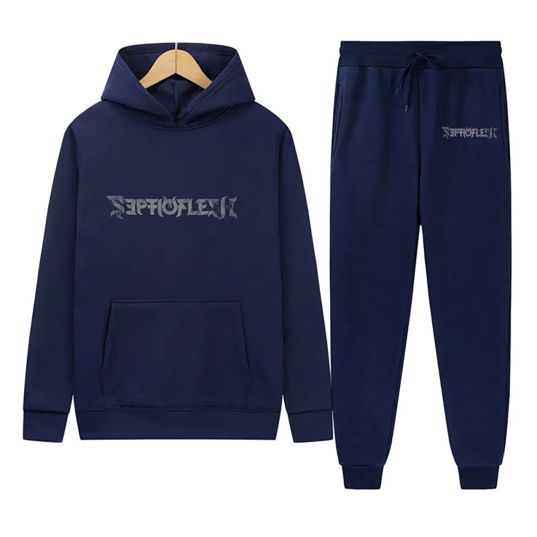 Septoflex Logo Art Print Hoody Autumn Casual Sportswear - ATFH