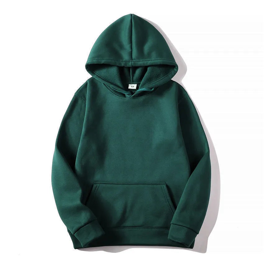 Plain Pullover Fleece Hoodies Unisex Wholesale Hooded Sweatshirt Men Cheap Sublimation Black Hoodie For Men Sudaderas De Hombre - ATFH