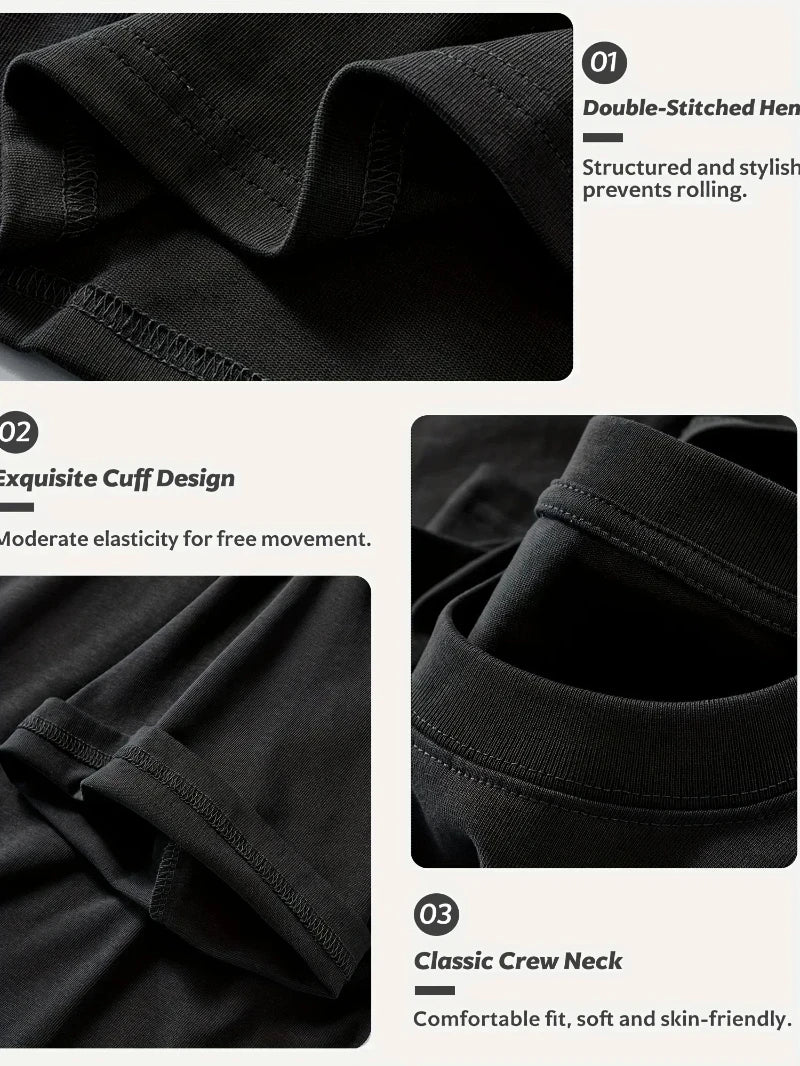 Wide Leg Pant Fashion Causal Breathable Men Sweatpant Male Autumn Versatile Elastic High Wais Pants Sweatpants Men's Heavy