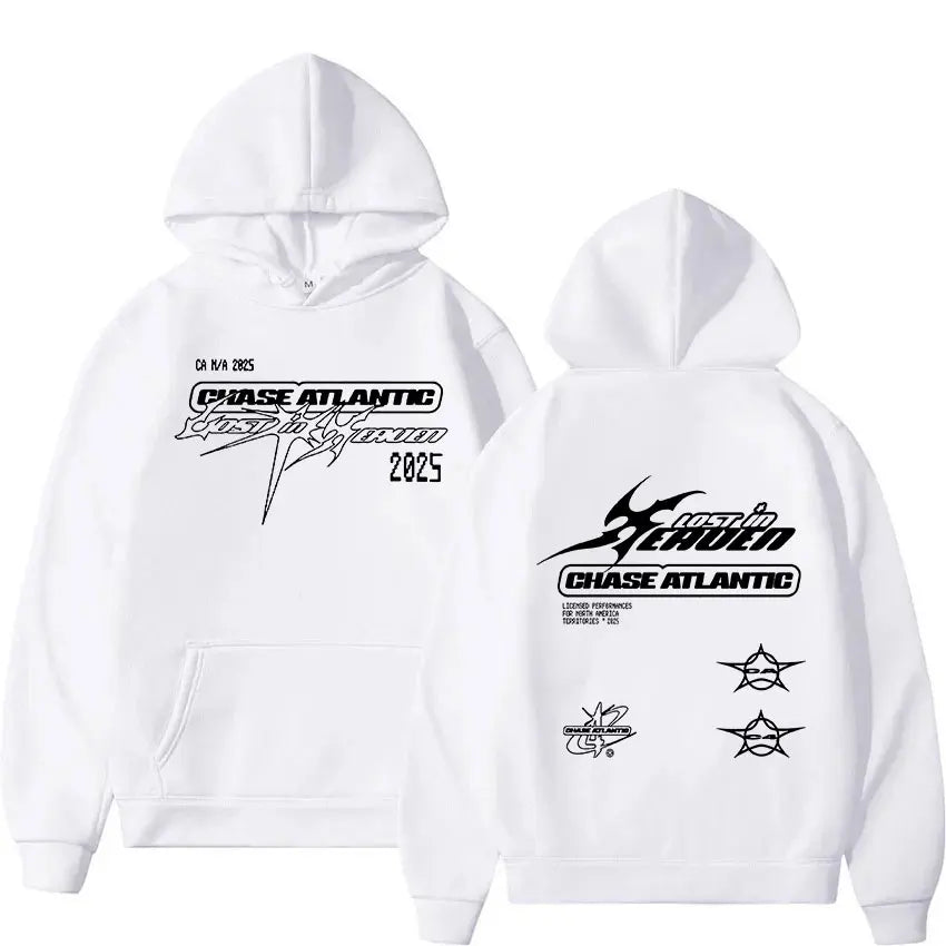 Chase Atlantic Lost in Europe and the UK Tour album Men's hoodie and hoodie Harajuku Fashion high-quality casual hoodie