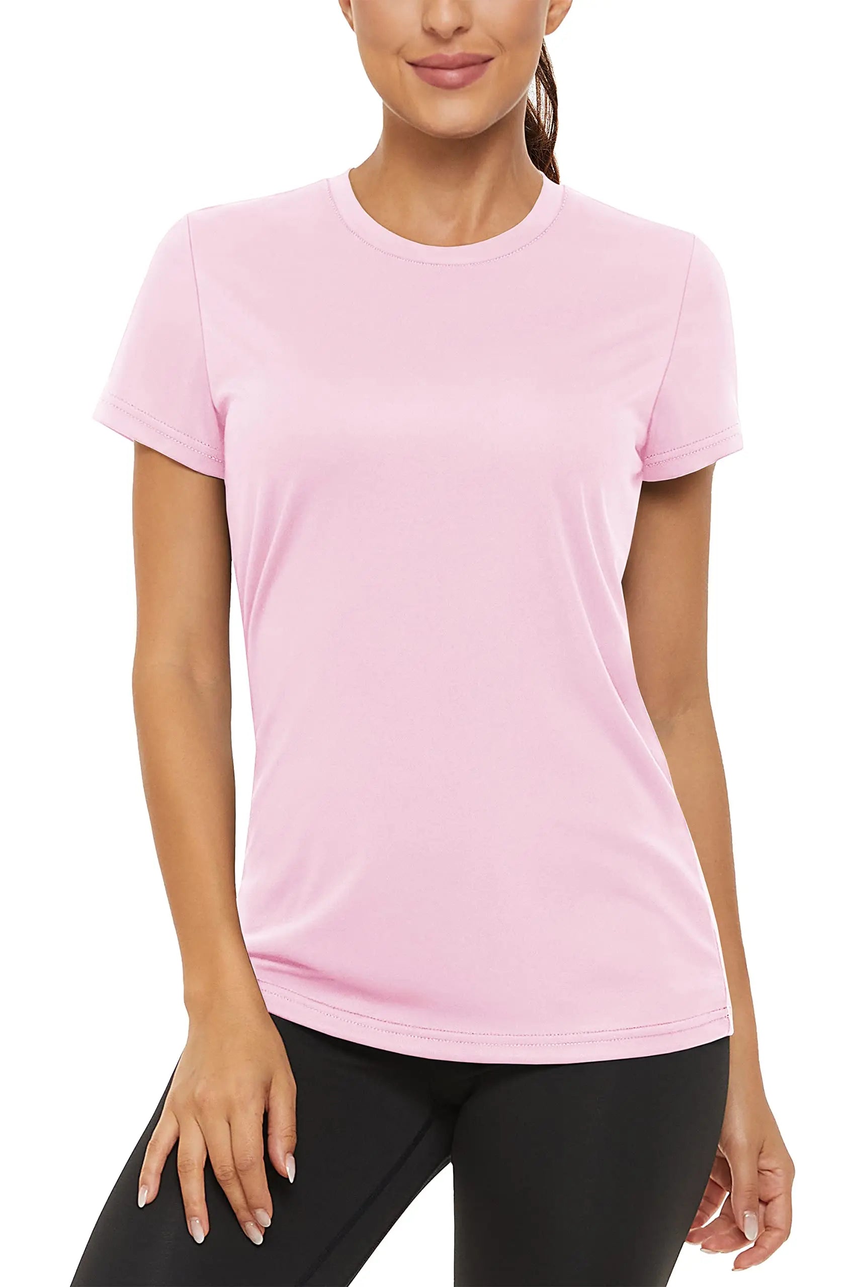 TACVASEN Summer Casual Performance T-shirts UPF 50+ Quick Dry Womens Sun Protection T-shirt Outdoor Running Swim Tee shirts Tops - ATFH