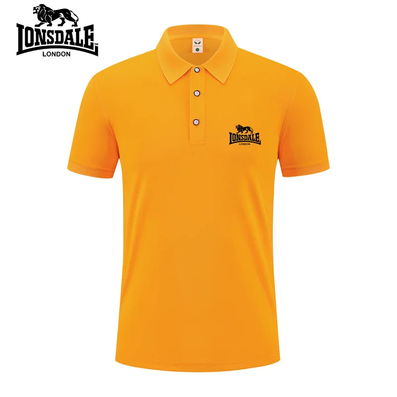 Men's Golf Polo Shirt 2026 New Summer Casual Breathable Short Sleeve Collar Business Shirt Golf Men's Top
