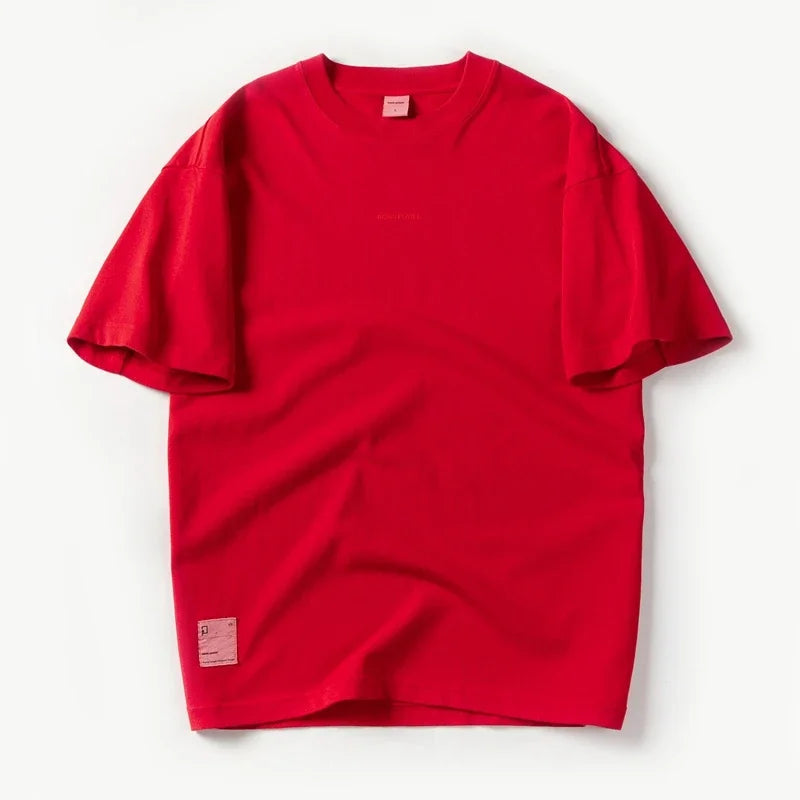 New Summer Men's t-shirt Cotton Solid T shirt Men Causal O-neck Basic tshirt Male High Quality Classical tops ATFH