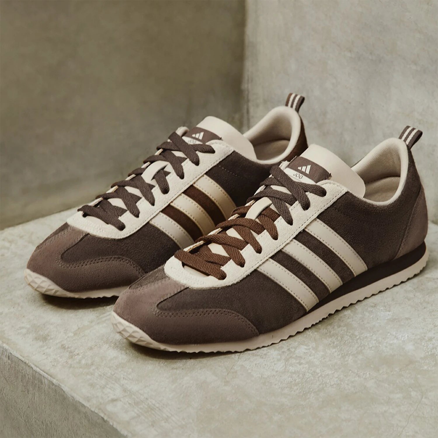 Adidas Official Genuine VS JOG 2.0 Men's and Women's Thin-Sole Anti-Slip Casual Shoes JS1123 ATFH