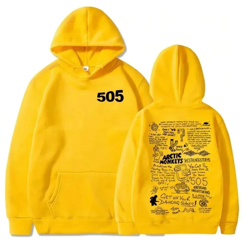Arctic Monkeys 505 Hoodie Unisex Music Merch Band Merchandise Gift for Fans Streetwear ZYWY0016