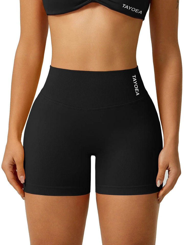 TAYOEA New hot-selling: women’s high-waist compression biker shorts, stay-put anti-roll waistband; seamless stretch with strong rebound, sweat-wicking quick-dry breathable, squat-proof, anti-chafe, butt-lift shaping, f Tahsi Fashion House
