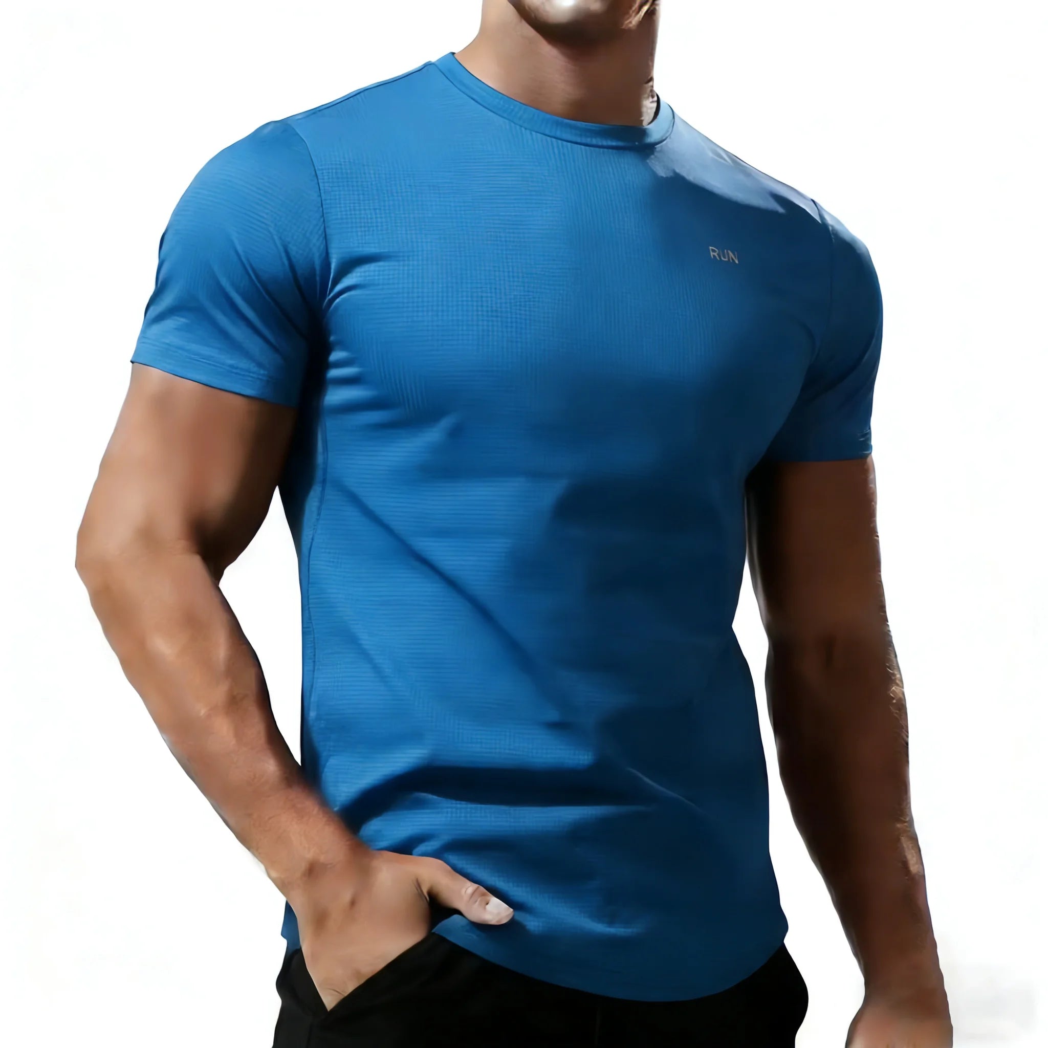 2026 Men's Casual T Shirt Summer Ice Silk Male Tshirt Quick Dry Homme Tops Tee Gyms Fitness Clothing Fashion T-shirt For Men