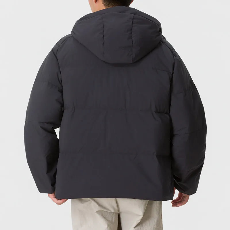 Adidas Down Jacket Men's 2026 Winter New Black Loose Sports Casual Jacket LE4955