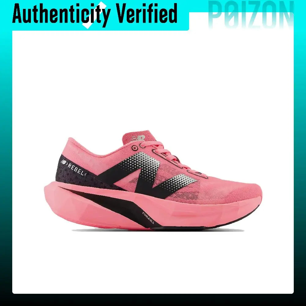 New Balance Rebel V4 Running Shoes Women's Low-top Ultra Pink With Black And White WFCXCU4