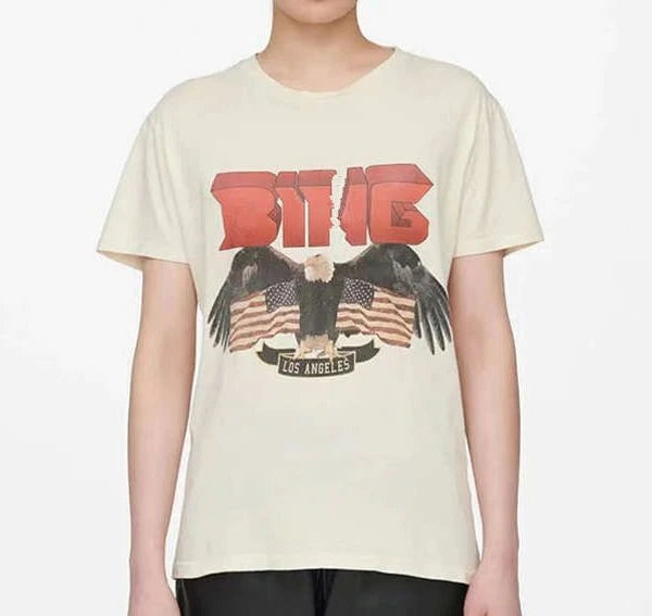 New Women's Cotton Short Sleeved T-shirt High Quality Printed Versatile Loose Top - ATFH