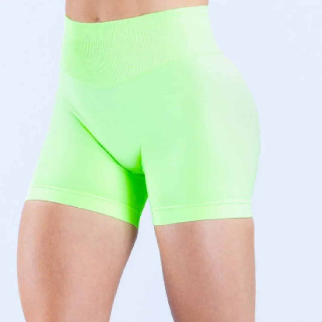 DYF Impact Seamless Sports Shorts Women Booty Yoga Shorts Quick Drying Fitness Tights Solid Workout Scrunch Customizable Lable