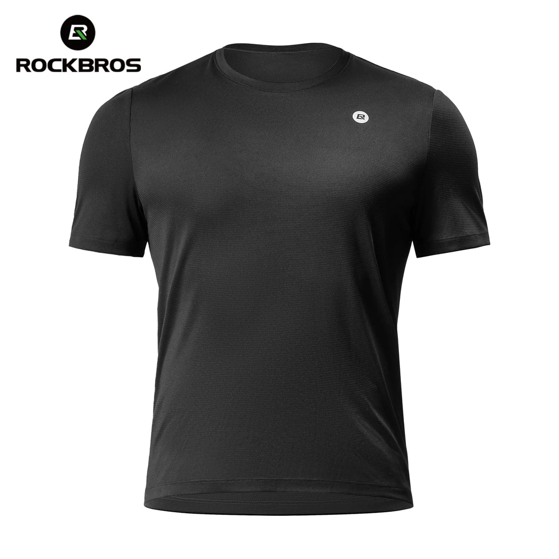 ROCKBROS Short Sleeve Sport Cycling Jersey MTB Summer Bike Shirt 100% Polyester Breathable Fabric T-Shirt Sun Protection