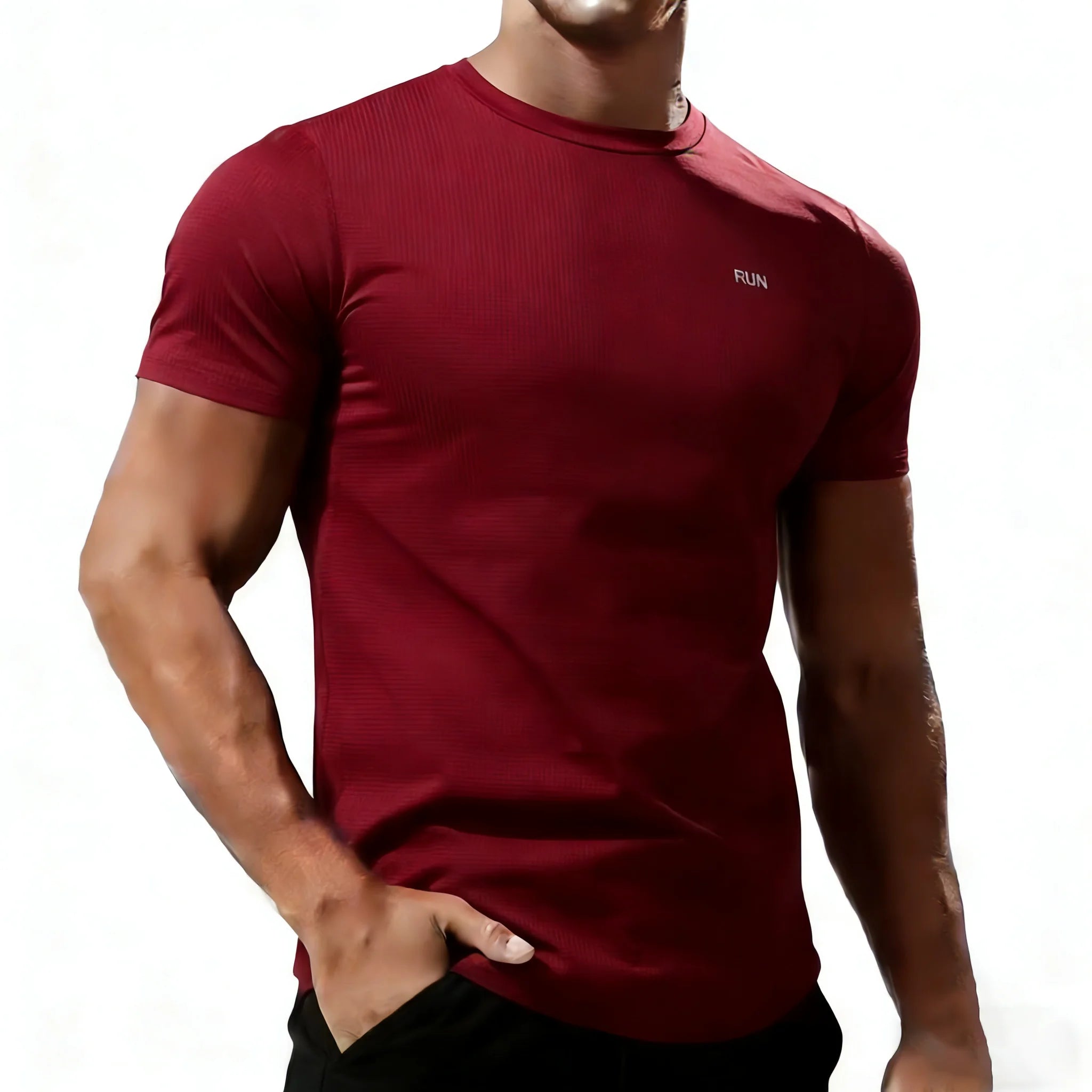 2026 Men's Casual T Shirt Summer Ice Silk Male Tshirt Quick Dry Homme Tops Tee Gyms Fitness Clothing Fashion T-shirt For Men