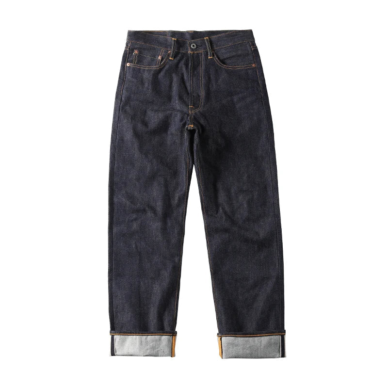 Red Tornado 55501 Relaxed Straight Fit Men's Jeans Raw Selvedge Denim Pants Amekaji ATFH