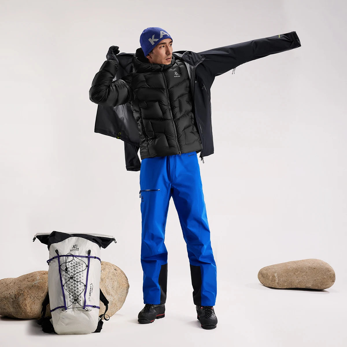 KAILAS New GT ZERO PLUS Down Jacket 900FP Water-repellent Goose Down Convenient Storage Lightweight For Mountaineering KG2533130
