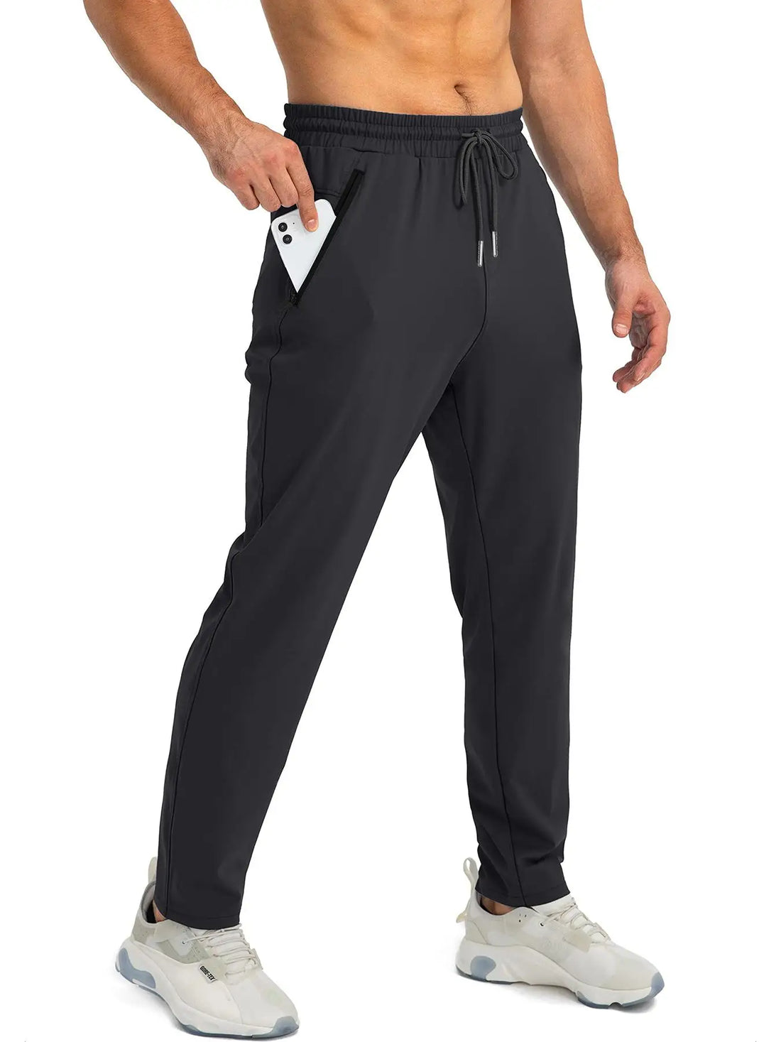 Men's sports pants, quick drying, loose fit, spring and summer running, outdoor casual pants, workwear
