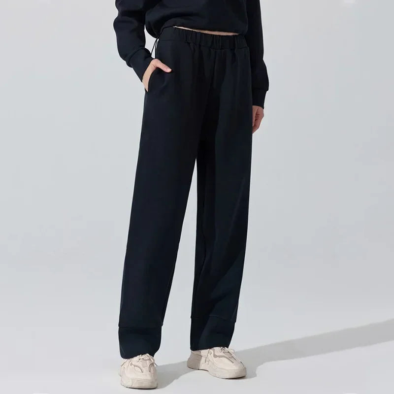2026 Autumn/Winter Loose Wide Leg Comfortable Multi Functional Leisure Sports Fitness Yoga Pants