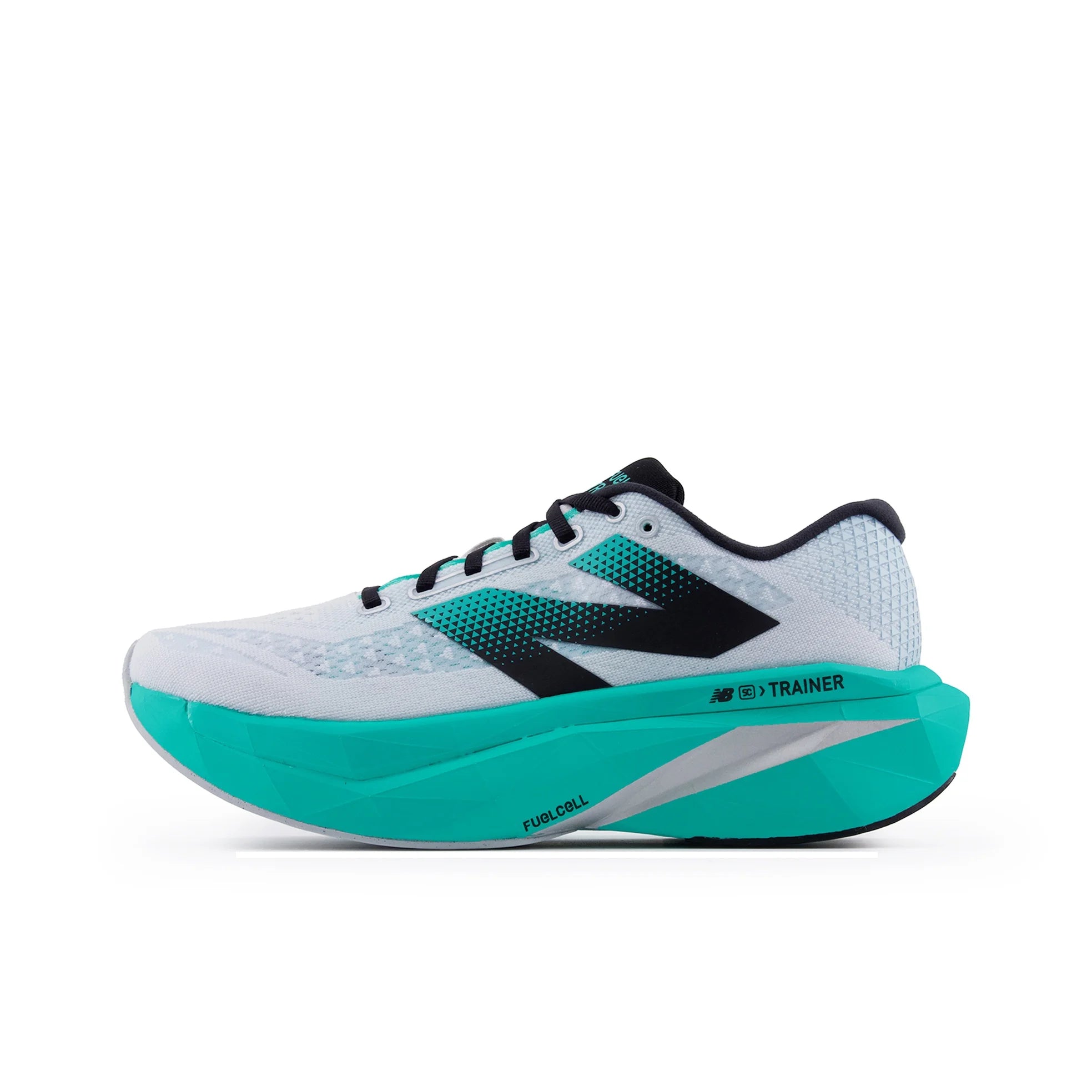 New Balance FuelCell SuperComp Trainer v3: Cushioned, comfortable, and durable green men's low-top training shoes MRCXLW4