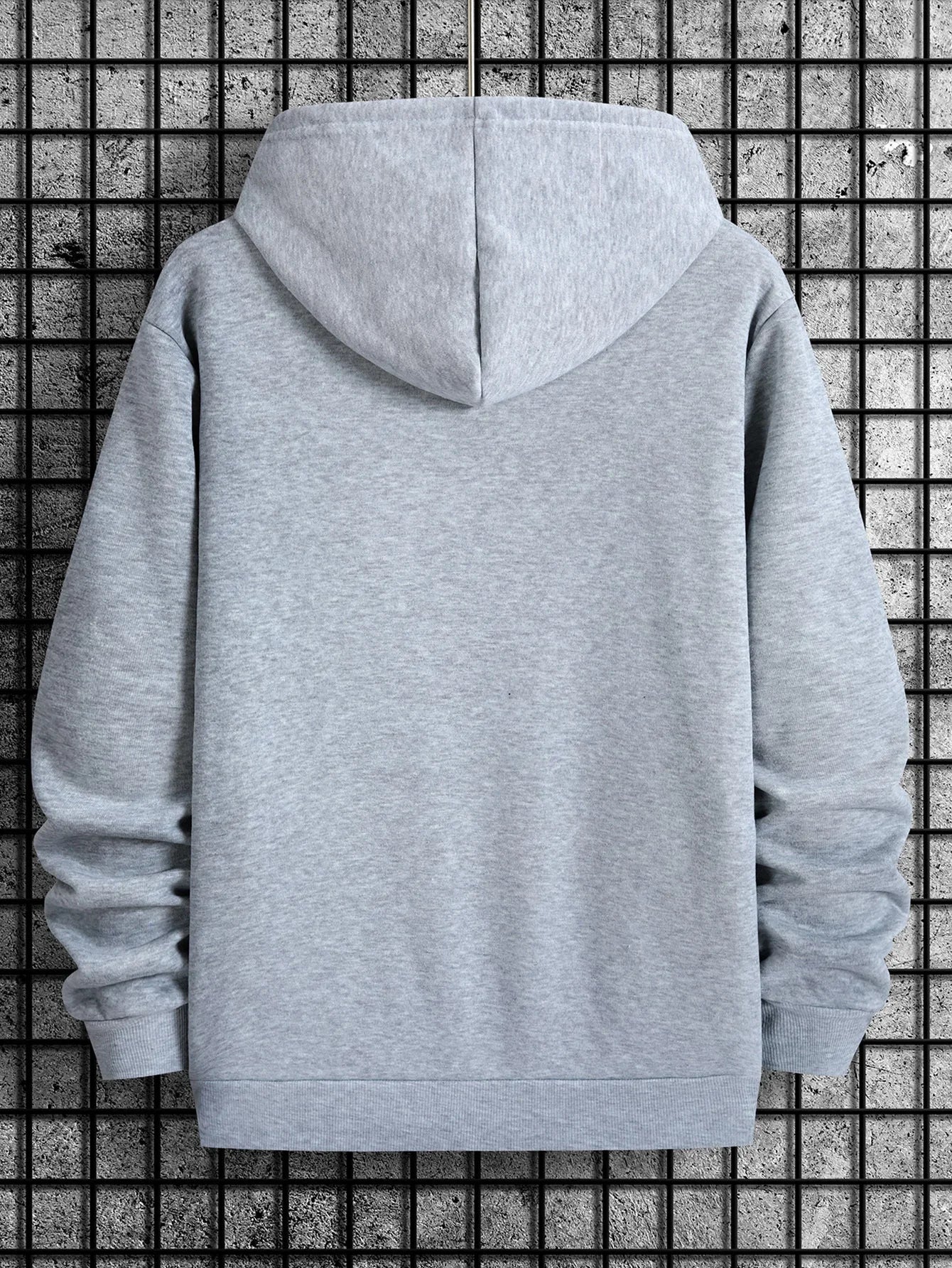 Men Oversized Hoodie Autumn Winter Fleece Lined Sweatshirt, NYC Brooklyn Urban Street Graphic Hooded Sweatshirt